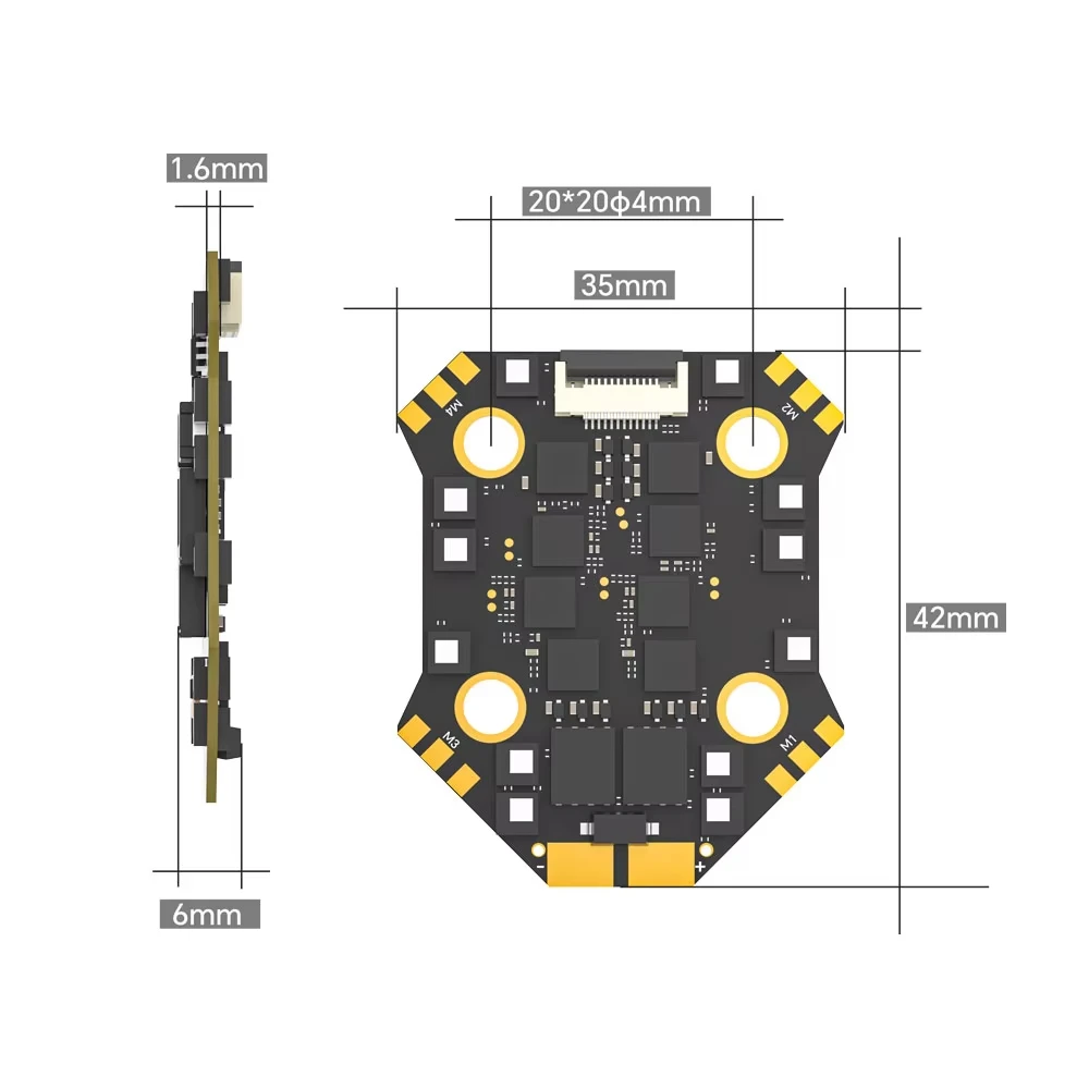 iFlight Borg Mini F7, centrali - Fpv Flight Controller F7 Stack 60A recensione e prezzo